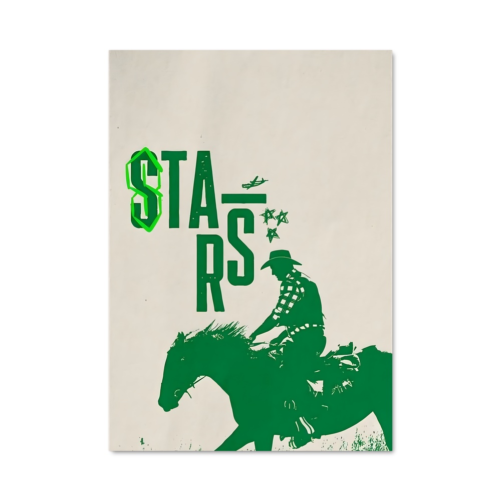 Poster Dallas stars chevaux